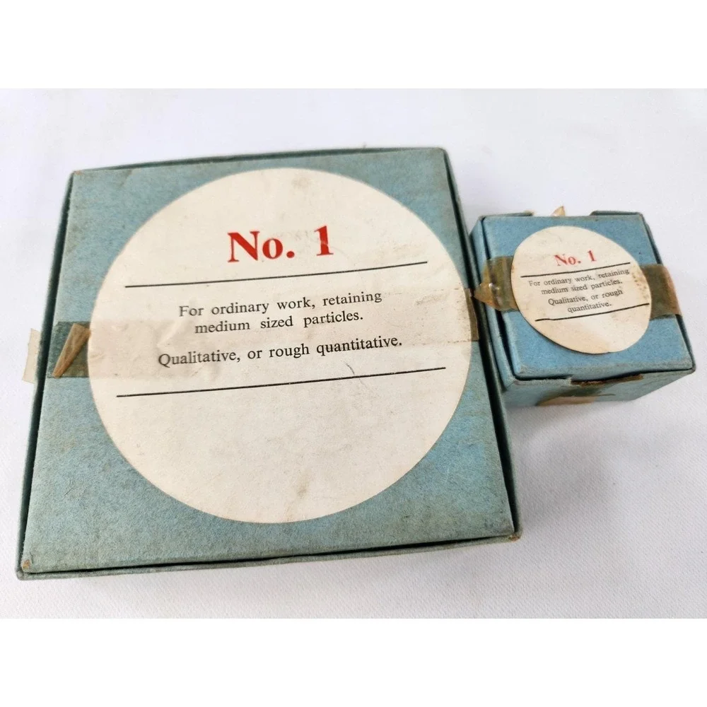 Vintage Lot Laboratory Whatman Filters Paper Box No 1 Advertising Sz Small Large
